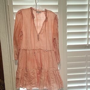 Veronica Beard Dress, Size 14, Apricot